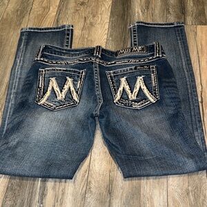 Miss Me “The M Series” Straight Leg Jeans Sz 27